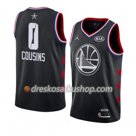 Muški NBA Dres Golden State Warriors DeMarcus Cousins 0 2019 All-Star Jordan Brand Crna Swingman